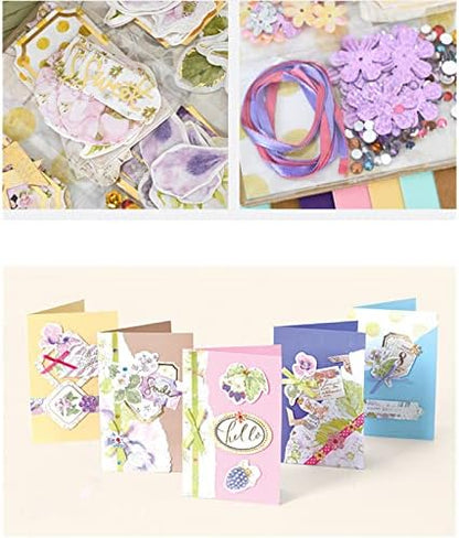 Gigicloud Paper Card Making Kits Colorful Handmade Greeting Card Kits DIY Making Material Set for Birthday Invitation, Thanksgiving, Christmas,Holiday,Baby Shower - Image 6