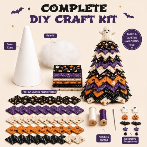 Daily Partner Americana Christmas Tree Quilt Kit - Image 2
