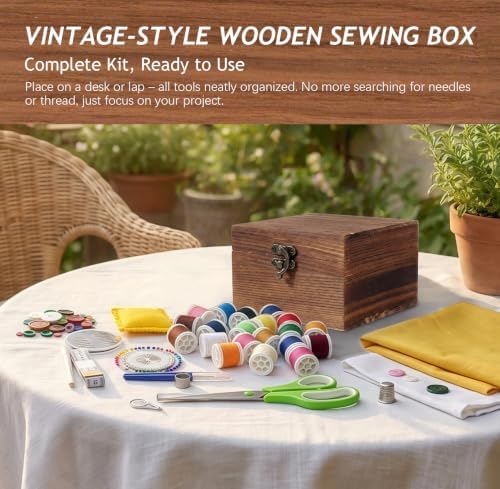 MKNZOME Sewing Box with Supplies Kit for Women, Complete Accessories - Image 7