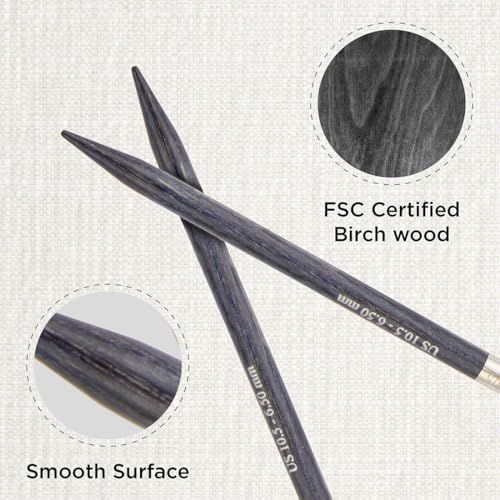 KnitPro Dreamz Fixed Circular Needles 40" (100cm) | US Size 10.5 (6.5mm) - Image 2