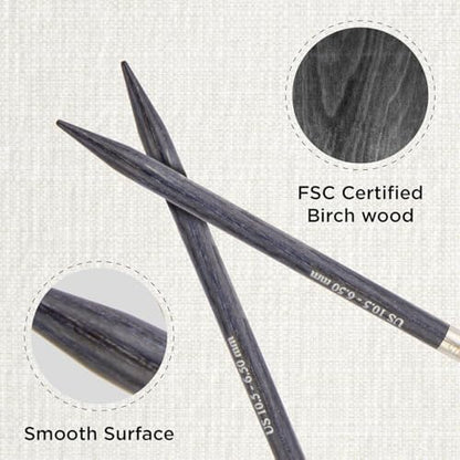 KnitPro Dreamz Fixed Circular Needles 40" (100cm) | US Size 10.5 (6.5mm) - Image 2