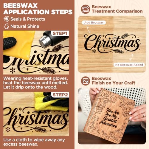 13PCS Wood Burning Paste Kit, 4OZ Wood Burning Gel with Single Sided Wood Burning Pen Marker for Easy Application & Beautiful Engravings, Ideal DIY Craft Kit for Beginners and Handmade Enthusiasts - Image 5