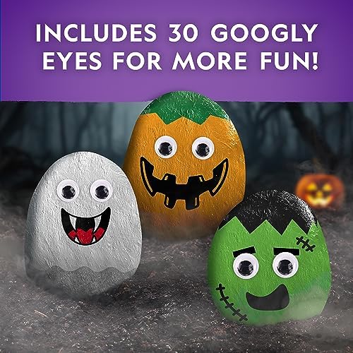 National Geographic Creepy Creatures Rock Painting Halloween Craft Kit - Image 4
