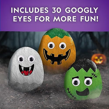 National Geographic Creepy Creatures Rock Painting Halloween Craft Kit - Image 4