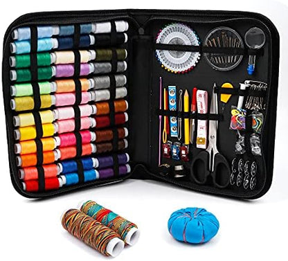 Sewing Kit, 182 Premium Sewing Supplies, 38 XL Thread Spools, Suitable for Traveller, Adults, Kids, Beginner, Emergency, DIY and Home By Inscraft by INSCRAFT