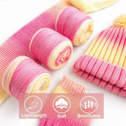Knitting Kit for Beginners, Complete Starter Kit for Scarf, Hat, Gloves - Image 5