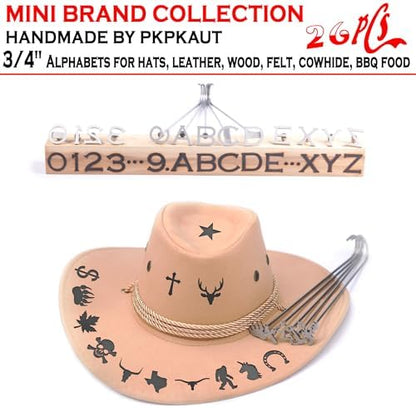 26Pcs 3/4" Custom Branding Iron for Wood, Leather Branding Stamp - Image 6