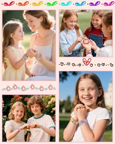 LovelyMoon Bracelet Making Kit 5000 Pcs Clay Beads Flat Preppy Beads for Friendship Jewelry Making Polymer Heishi Beads with Charms Gifts for Teen Girls Crafts for Girls Ages 6 7 8 9 10 11 12 - Image 4