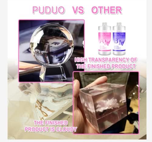 Puduo Epoxy Resin Clear Kit 64 OZ - Image 4