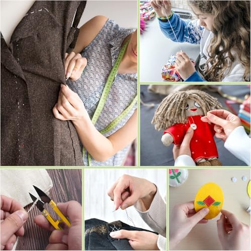 Goeveo Sewing Kit for Adults, 198pcs Newly Upgraded Needle and Thread Kit Gifts for Mom Grandma Friend, Sewing Accessories with Case Portable for Home, Work, Travel, Emergency (198pcs Sewing Supplies) - Image 6