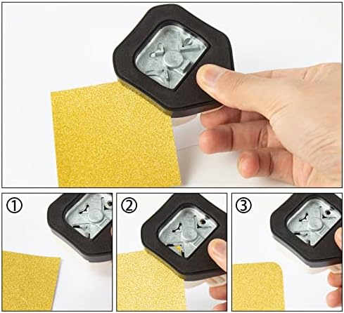 QIQQIKIN Corner Hole Punch 4mm Circle Cutter Punch +R5mm+R10mm 3-Way Corner Rounder Paper Punch,Cardstock,Laminator,Photocards,Scrapbooking,Die Cuts for Card Making,Junk Journal Supplies Clearance - Image 4