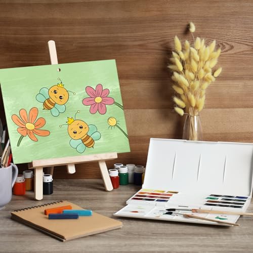 COCHIE 10 Pieces Large Cute Animals Unfinished Wood Crafts to Paint for Adults, Bulk Predrilled Wooden Ornaments for Painting, Animal Paintable Wood Slices Craft Supplies with Ropes - Image 6