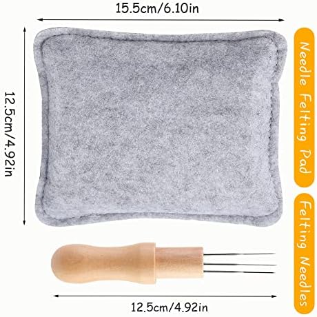 WONVOC Needle Felting Pad, Needle Felting Mat with Needles - Image 2