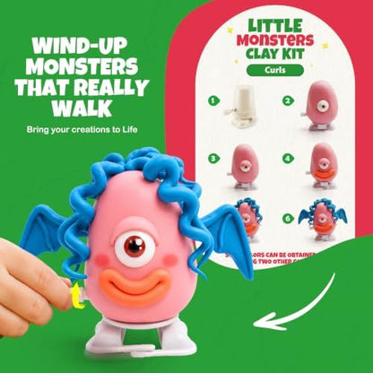 Air Dry Clay Kit for Kids, 12 Monsters Modeling Magic Clay Sculpting Set, DIY Party Favors Arts & Crafts for Kids Ages 4-12, Ultra Light & Soft, Safe & Non-Stick with Tools & Tutorials - Image 5