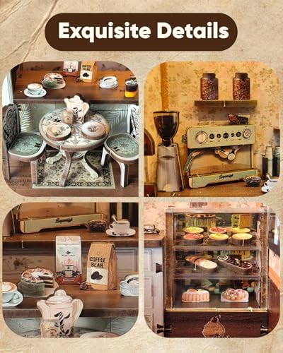DIY Miniature House Kit Book Nook Dollhouse Kit for Adults to Build - Image 3