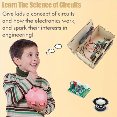 STEM Projects for Kids Crafts Summer Camp Activities Gifts for 7 8 9 10 11 12 13 14 15+ Year Old Boys Girls Teens Toys Building Engineering Circuits Kit Science DIY Speaker Cool Gadgets Electronics - Image 2