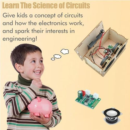 STEM Projects for Kids Crafts Summer Camp Activities Gifts for 7 8 9 10 11 12 13 14 15+ Year Old Boys Girls Teens Toys Building Engineering Circuits Kit Science DIY Speaker Cool Gadgets Electronics - Image 2