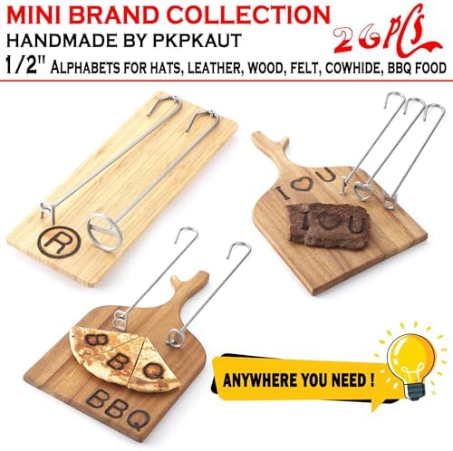 26Pcs 1/2" Custom Branding Iron for Wood, Leather Branding Stamp - Image 5