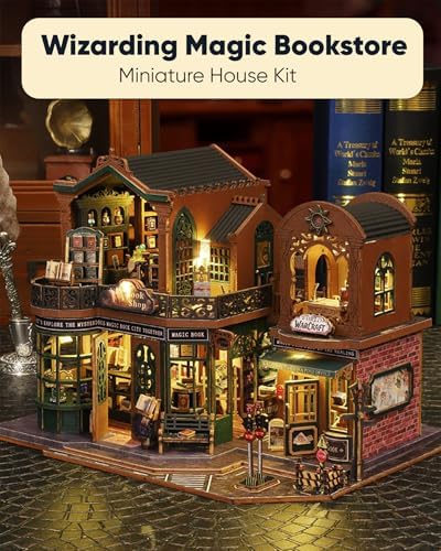DIY Miniature House Kit Book Nook Kit for Adults to Build Mini Magic House - Image 5