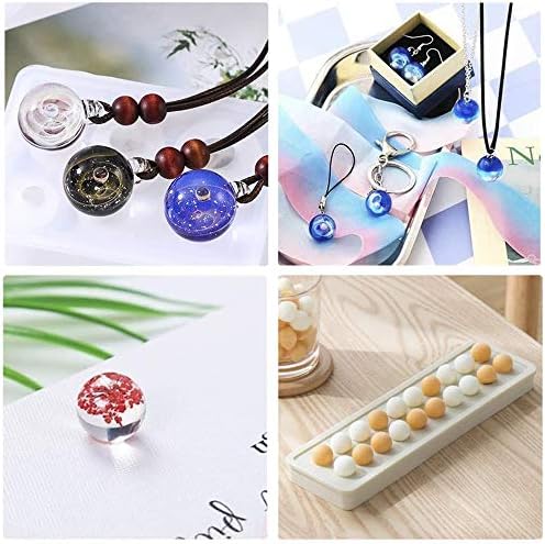 Silicone Mold Jewelry Resin Set for DIY Pendant Bead Necklace Bracelet Jewelry Mold Making Craft - Image 6
