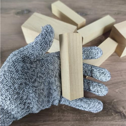 Ninekong 9PCS Basswood Carving Blocks with 2 Sizes，Whittling Wood Carving Kit,Soft Basswood for Carving(4"x1"x1",4"x2"x2") - Image 4