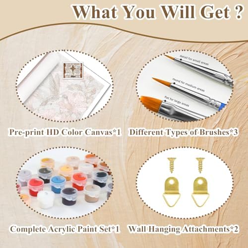 Jesus Paint by Number for Adults, Paint by Numbers Kit for Adults Beginner - Image 6