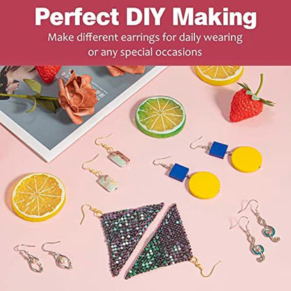 Hypoallergenic Earring Hooks for Jewelry Making, 600 Pcs Earring Making Kit - Image 5