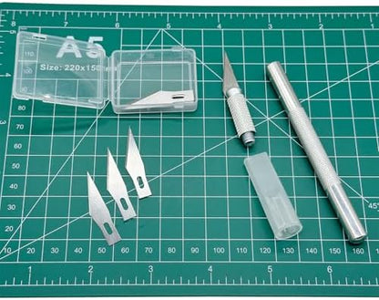 Yayatty Polymer Clay Tools, Acrylic Clay Roller, Acrylic Sheet, Rotary Cutting Mat, Round Polymer Clay Cutters with Clay Slicer Blade for Pottery and Sculpture (32 PCS) - Image 3