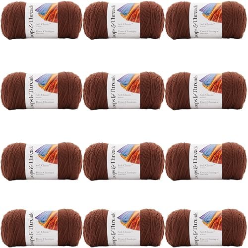 MICHAELS Bulk 12 Pack: Soft Classic™ Solid Yarn by Loops & Threads® - Image 7