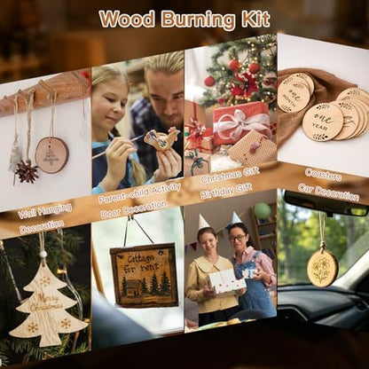 Wood Burning Kit - All-in-One Wood Burning Tool Pen Wood Burner Kit - Image 6