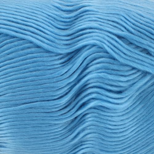 Loops & Threads Facets Yarn - Yarn for Knitting, Crochet, Weaving, and Arts & Crafts - Blue, Acrylic, 3.5 oz - Image 3