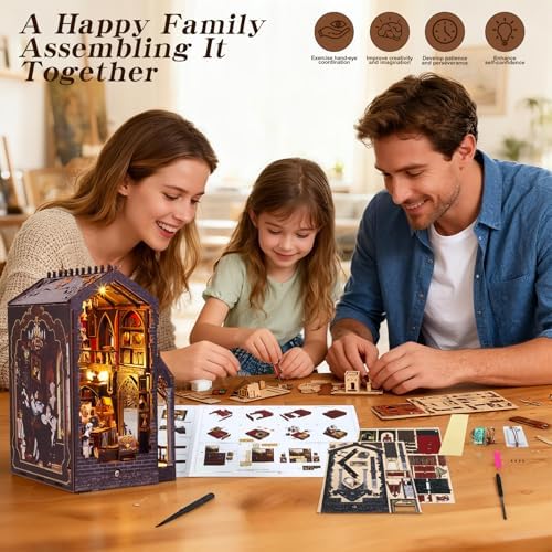Book Nook Kit for Adults Art Studio, Gray - Image 6