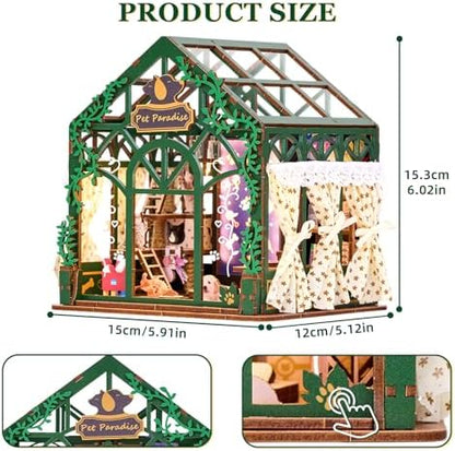 Miniature Dollhouse Kit, DIY Mini House Kit for Adult - Image 4
