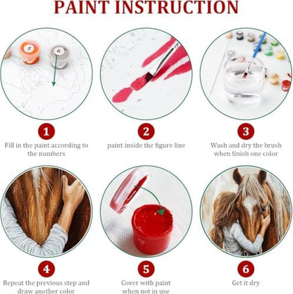 WUDWL Paint by Numbers Kit for Adults Beginner, with Framed - Image 7
