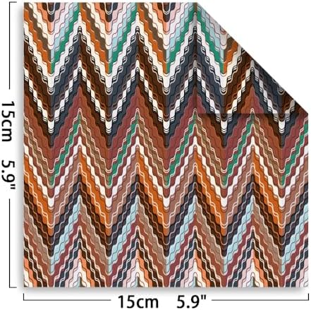 6x6" Origami Paper,100Sheets Double Sided Colored Paper,Square Craft Paper - Image 2