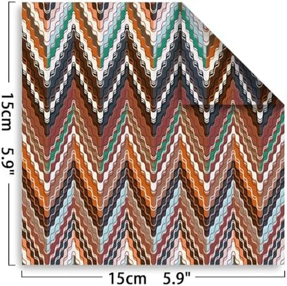 6x6" Origami Paper,100Sheets Double Sided Colored Paper,Square Craft Paper - Image 2