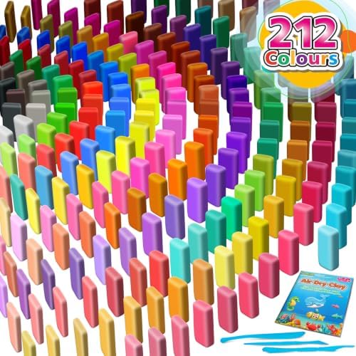 Air Dry Clay 212 Colors, Modeling Clay for Kids, DIY Molding Toy with Tools - Image 2