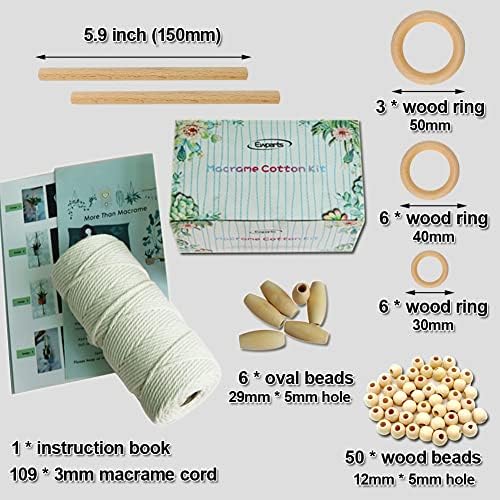 Easy Macrame Kits for Adults Beginners with Instruction Book - Image 2