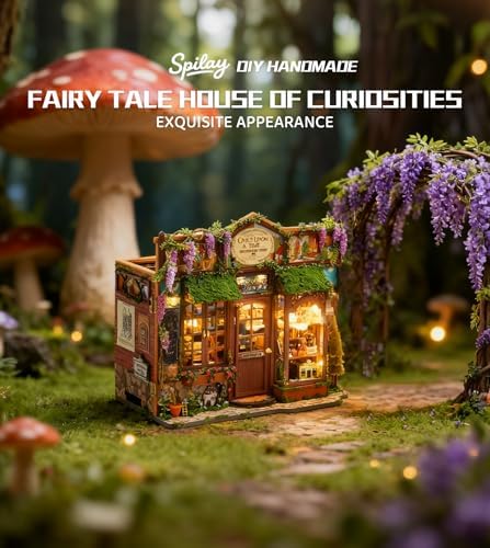 Spilay DIY Miniature House Kit for Adults, Miniature Dollhouse Kit - Image 4