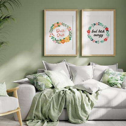 Louise Maelys Funny Flower Wreath Embroidery Kit for Beginners, DIY Craft - Image 7