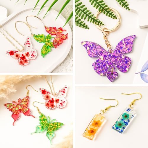 YODOYO Jewelry Resin Molds Kit Butterfly Earring Jewelry Making Mold - Image 5