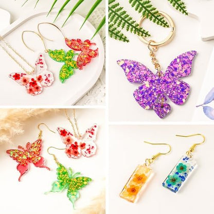 YODOYO Jewelry Resin Molds Kit Butterfly Earring Jewelry Making Mold - Image 5