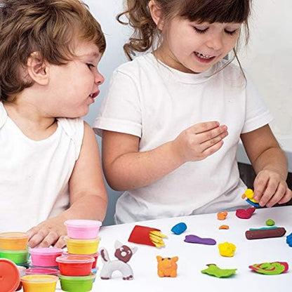 Cutedeer Air Dry Clay Kit, 36 Colors Modeling Clay for Kids, Soft Squishy Molding with Sculpting Tools and Tutorials, Arts Crafts Gift for Boys Girls - Image 2