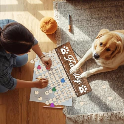 Family Birthday Plaque Tags Wooden Birthday Calendar Board Tags with Rings - Image 7
