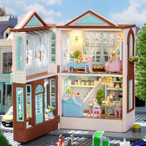 CUTEROOM DIY Miniature House Kit Wooden Craft Gift for Adult-Candy Cake - Image 4
