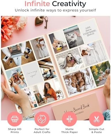 Vision Board Book Magazines with 1000+ Images – Scrapbook Supplies, Crafts for Adults, Clip Board, Junk Journal Supplies, Journaling Supplies, Board Books, Scrapbooking Supplies, Art Kit - Image 3
