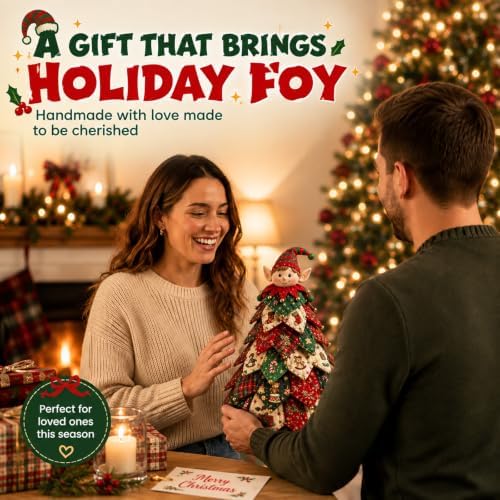 DIY Quilted Fabric Christmas Tree Kit, Arts and Crafts for Adults, (Elf) - Image 5