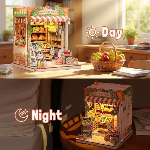 Fsolis Book Nook Kit - DIY Miniature House Kit for Adults - Image 4