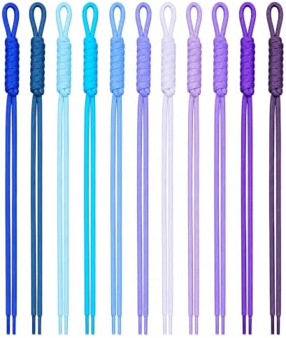 Paracord Keychain,10Pcs Rope Keychain,Paracord Bag Charm for Purse Handbag by Unknown