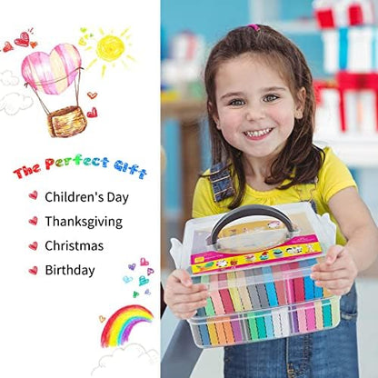 Cyajm 50 Colors Oven Bake Polymer Clay Kit, DIY Jewelry Crafts & Home Decor - Image 6